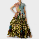 Amara ™ ｜Plisserade klänningar med djurmönster