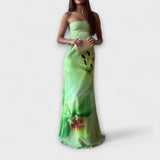 Zephyra ™ ｜Stiligt Maxiklänning med Avslöjade Axlar