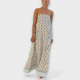 Hasel ™ ｜Unika geometriska maxiklänningar med stång axlar