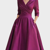 Dorota™ | Elegant midiklänning