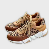Crissa | Bekväma leopardmönstrade sneakers
