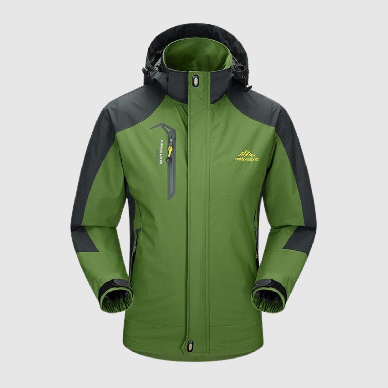 Nicolas – Softshelljacka för vandring med avtagbar huva