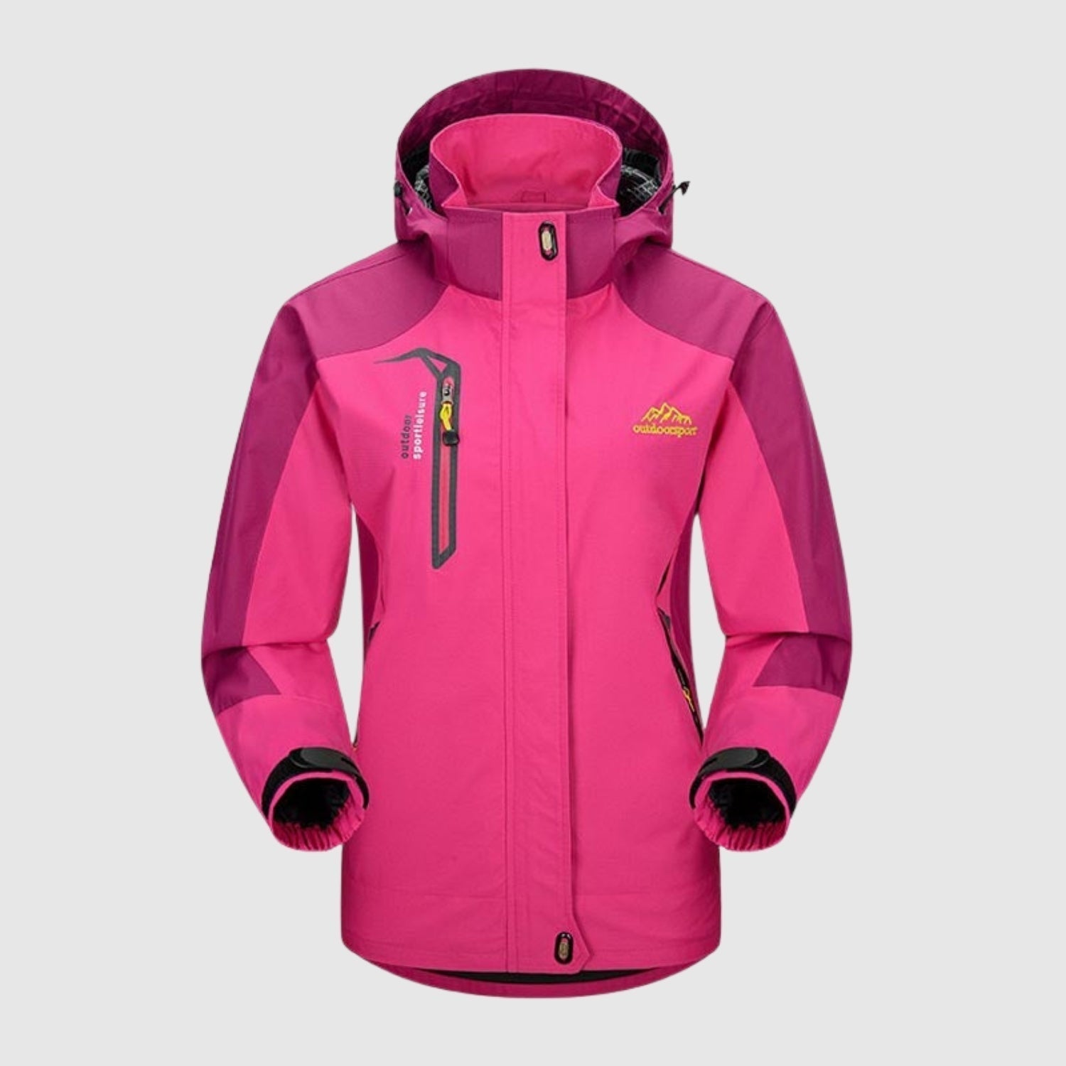 Nicolas – Softshelljacka för vandring med avtagbar huva