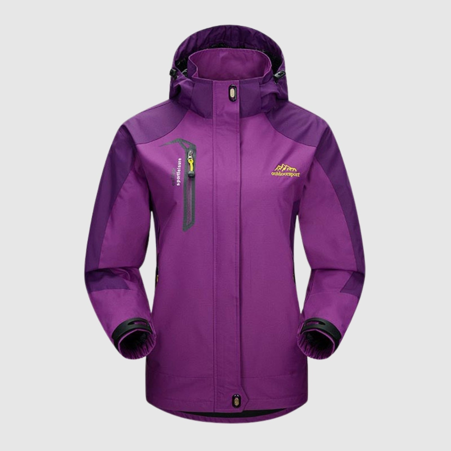 Nicolas – Softshelljacka för vandring med avtagbar huva