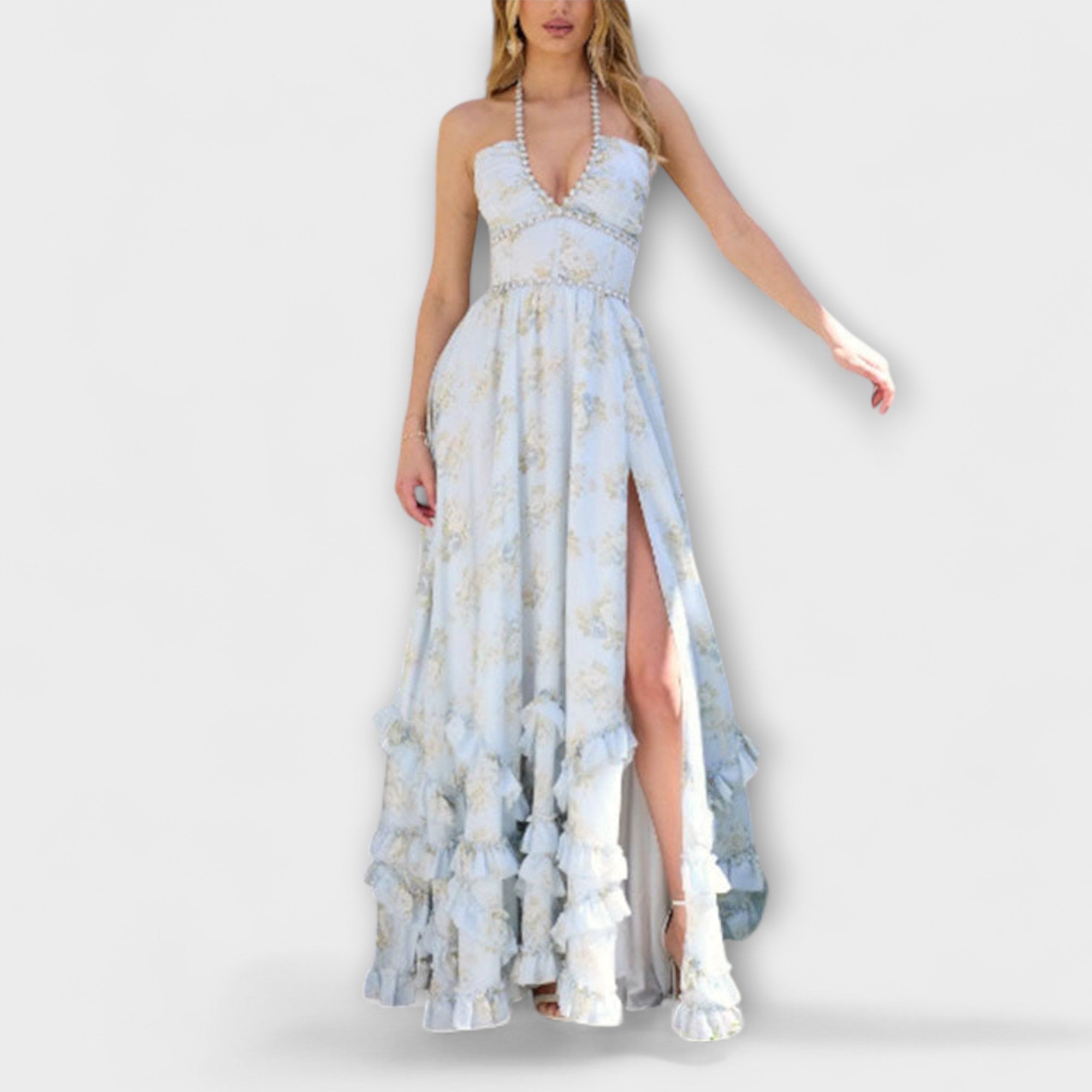 Luzie ™ ｜Snygg lång lös klänning