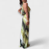 Eliána ™ ｜Klassiska Tie-Dye Gradient Maxi Klänning