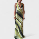 Eliána ™ ｜Klassiska Tie-Dye Gradient Maxi Klänning