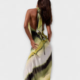 Eliána ™ ｜Klassiska Tie-Dye Gradient Maxi Klänning
