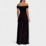 Maelie ™ ｜ Stilsäkra axelbandslösa bodycon maxiklänningar med blommönster