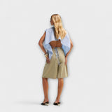 Leona ™ ｜ Axelbandslös randig topp