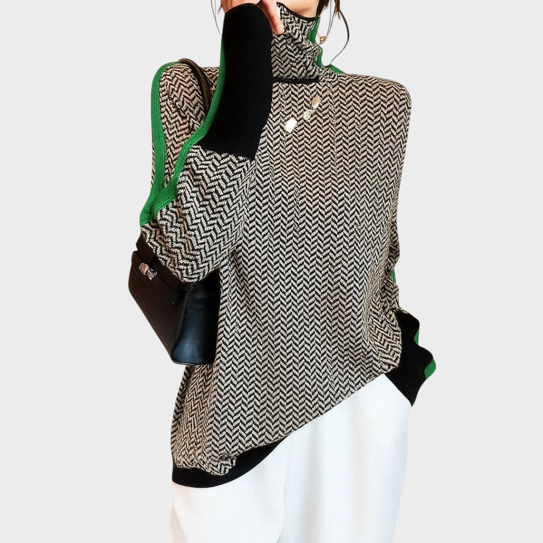 Irma™ | Tröja med hög krage