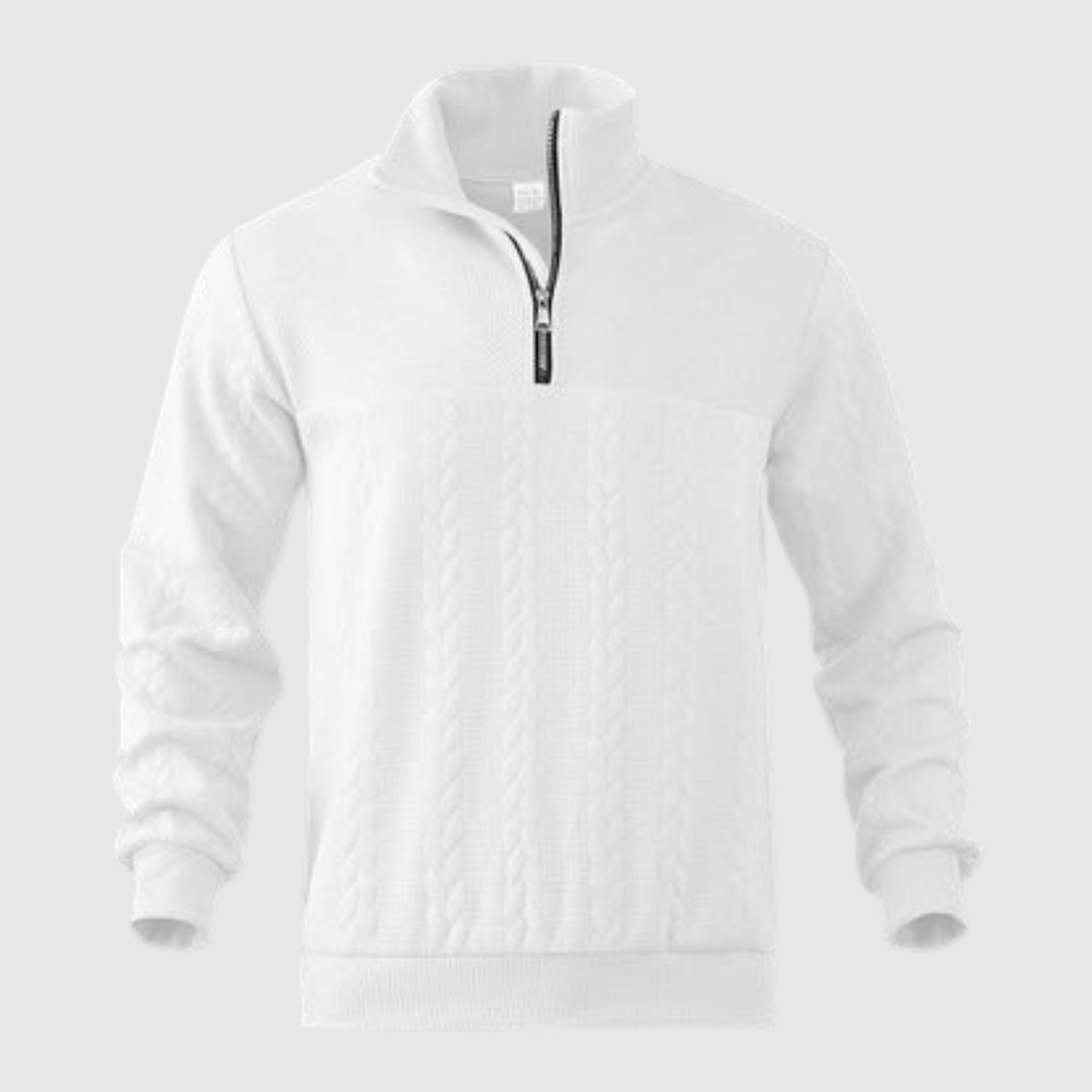 Perla – Premiumtröja med kvartslång dragkedja