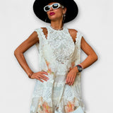 Lottie ™ ｜ Eleganta Kelly spetsmaxiklänning