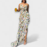 Indie ™ ｜ Rüschendress med axelband