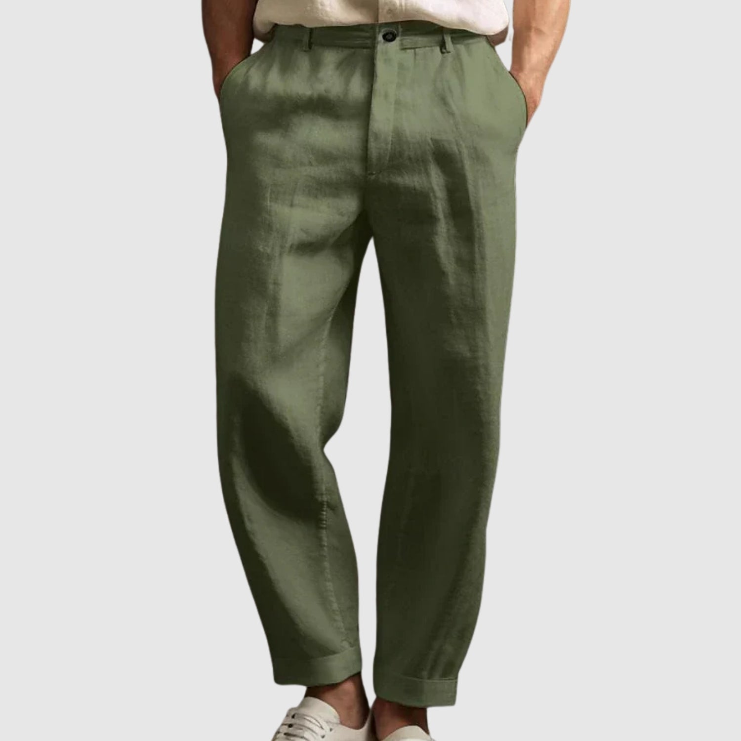 Libuše - Sommarbyxor i bomull och lin