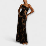 Sara ™ ｜ Blommig Maxiklänning