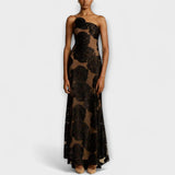 Sara ™ ｜ Blommig Maxiklänning