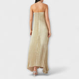 Michelle ™ ｜ Maxiklänning Sweetheart i orange blommönster