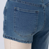 Astra™ ｜ Trendiga asymmetriska denimshorts med en axelrem