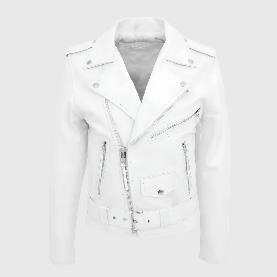 Ray | Klassisk lädermotorcykeljacka