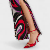 Daphne ™ ｜ Maxi klänning med marmor mönster