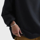 Elly | Avslappnad topp med hög krage