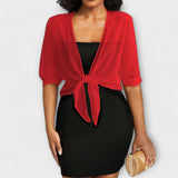 Olivia™ ｜ Blus med öppen framsida