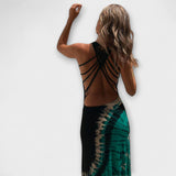 Livia ™ ｜Maxiklänning med stjärnhimmel och tie-dye