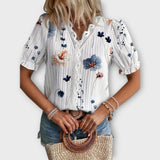 Emily™ ｜ Modeblus med V-hals