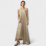 Michelle ™ ｜ Maxiklänning Sweetheart i orange blommönster