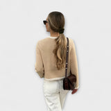 Martina™ ｜Klassisk stickad jacka med dekorativa fickor