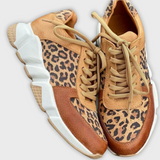Crissa | Bekväma leopardmönstrade sneakers