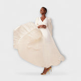 Elsa ™ ｜ Krämiga Maxi-Klänningar från Allegory