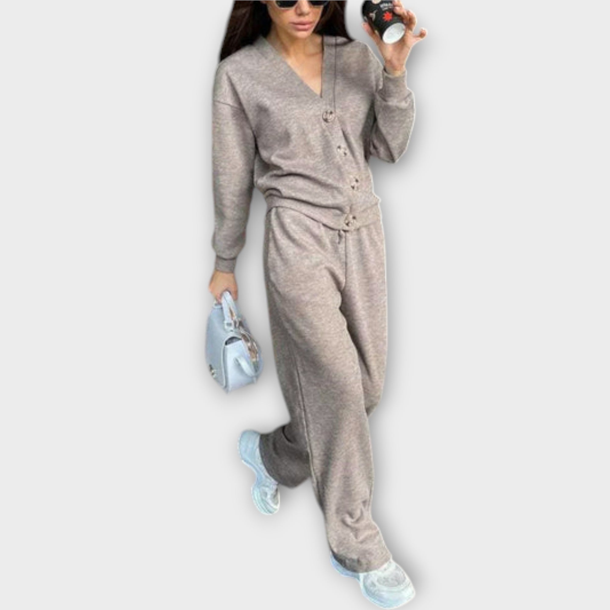 Chantal ™ ｜ Set med cardigan och byxor