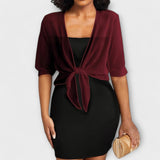 Olivia™ ｜ Blus med öppen framsida