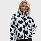 Ivana™ ｜Vändbar jacka med hjärtmotiv