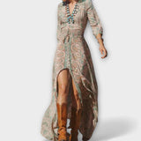 Božidara ™ ｜Bekväm bohemisk maxiklänning