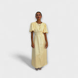 Josephine ™ ｜Smörgul maxikjol med luftig design