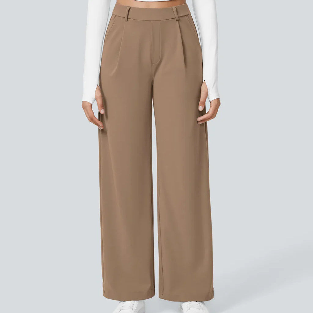 Elara | Eleganta vida byxor med hög midja