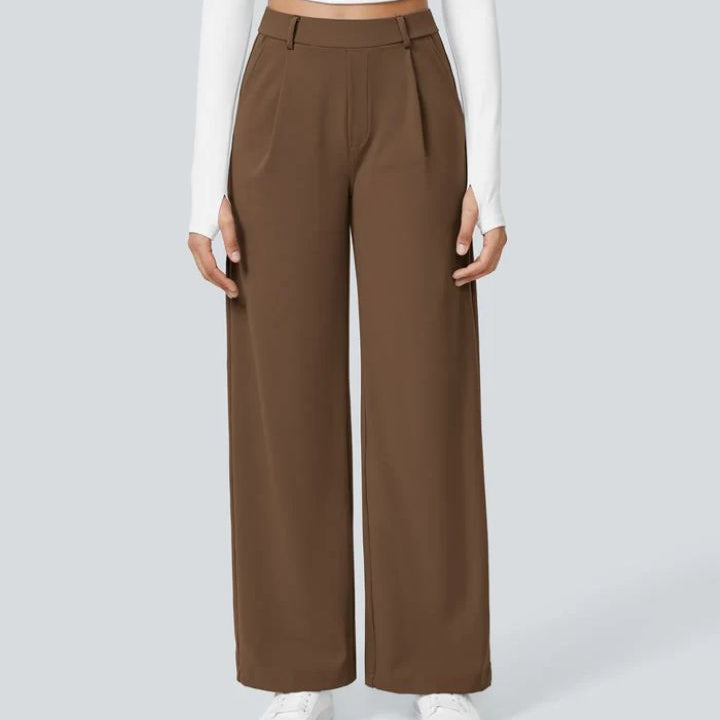 Elara | Eleganta vida byxor med hög midja