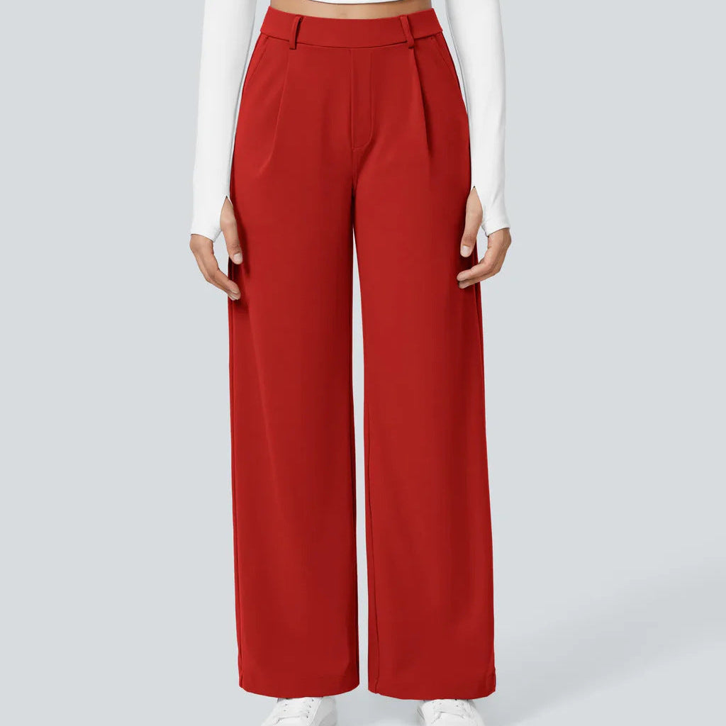 Elara | Eleganta vida byxor med hög midja