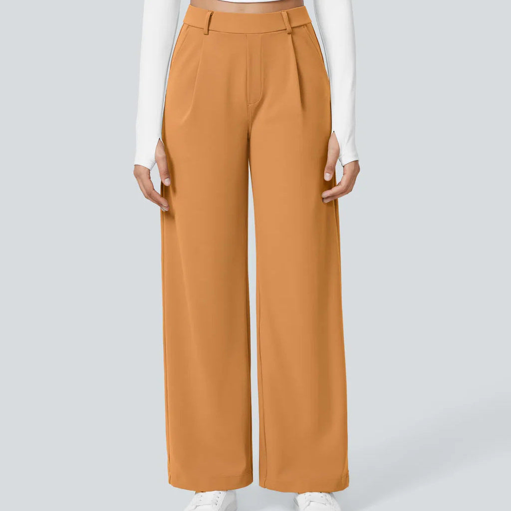 Elara | Eleganta vida byxor med hög midja