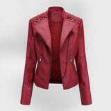 Katarína ™ ｜ Klassisk jacka i mjukt läder