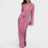 Elina ™ ｜ Maxiklänning med V-ringning och semesterkänsla 