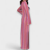 Elina ™ ｜ Maxiklänning med V-ringning och semesterkänsla 