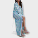 Elina ™ ｜ Maxiklänning med V-ringning och semesterkänsla 