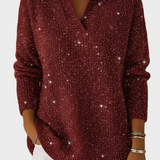 Livia – Jultröja med glittrande festdetaljer