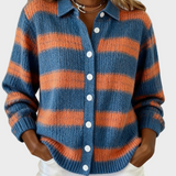 Livia – Stickad blus med ränder