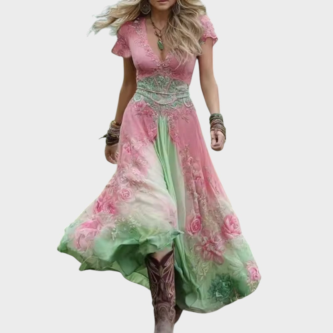 Anna™| Luftiga blommiga klänningar på beställning