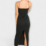 Eunika ™ ｜Stilrena ärmlösa smala långa klänningar